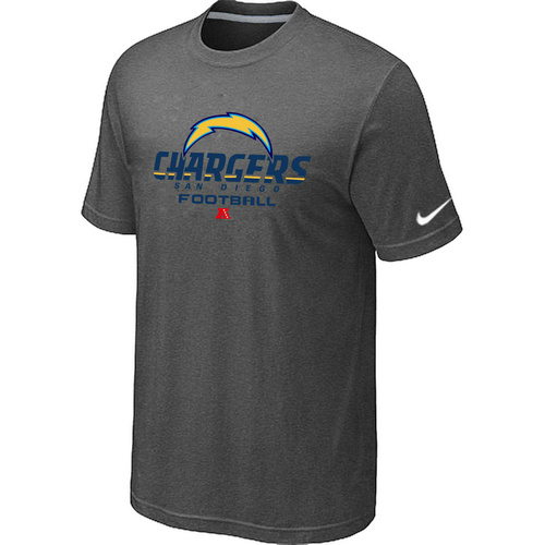 Nike Los Angeles Chargers Critical Victory NFL T-Shirt - Dark Grey